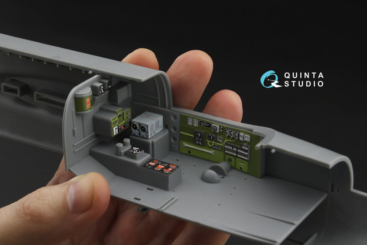 Quinta Studio QD+32250 A-26C Invader 3D-Printed &amp;amp; colored Interior on decal paper (Hobby Boss) (with 3D-printed resin parts) 1/32 – image 12