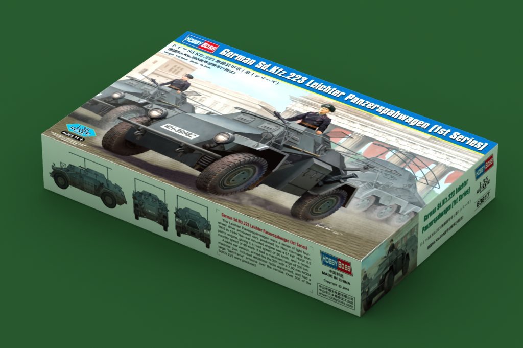 Hobby Boss 83817 German Sd.Kfz.223 Leichter Panzerspahwagen (1st Series) (1/35) – Bild 2