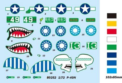 Hobby Boss 80252 P-40N Warhawk 1/72 – Bild 2