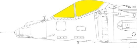 Eduard BIG49292 Harrier GR.1 KINETIC 1/48 – obrázek 2