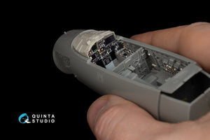 Quinta Studio QD48214 F-15C PAD-upgraded 3D-Printed &amp;amp; colored Interior on decal paper with resin parts (GWH) 1/48 – image 6