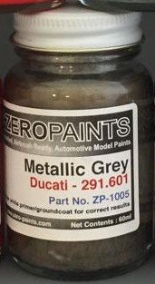 Zero Paints ZP-1005-03 Ducati Paints 60ml Metallic Gray 291.601