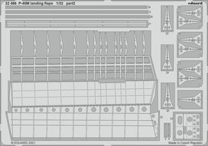 Eduard 32466 P-40M landing flaps TRUMPETER 1/32 – image 2