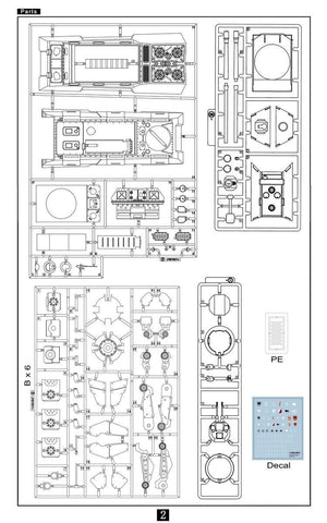 Modelcollect UA72126 Fist of War German WWII E-100 Supper Heavy Tank Nothung 1/72 – image 5