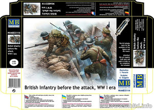 Master Box 35114 British Infantry before the WWI attack
