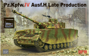 Rye Field Model 5127 Sd.Kfz.161/1 Panzerkampfwagen IV Ausf. H Late Production (w/engine &amp;amp; workable track links) 1/35