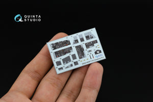 Quinta Studio QDS+48487 F-4C Phantom II 3D-Printed &amp;amp; colored Interior on decal paper (Academy) (Small version) (with 3D-printed resin parts) 1/48 – immagine 6