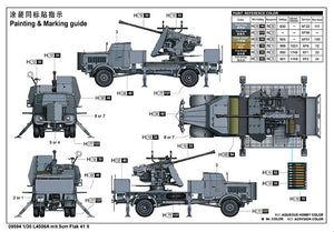 Trumpeter 09594 L4500A avec 5cm Flak 41 II 1/35 – image 4
