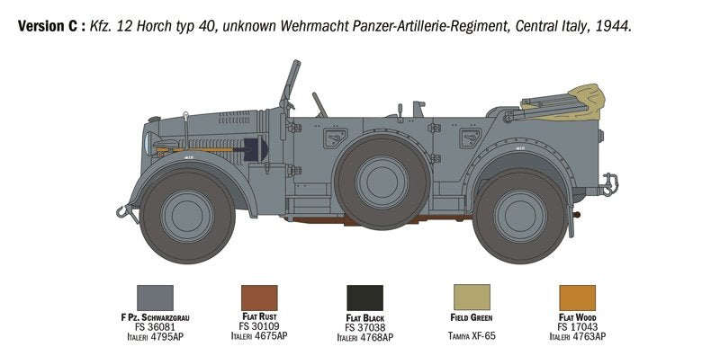Italeri 6597 Horch 901 Typ 40 Kfz.12 1/35 – image 6