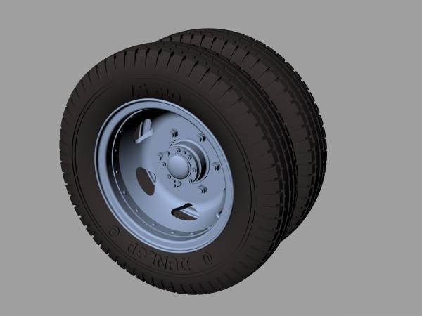 Panzer Art RE35-375 Opel Blitz road wheels early (commercial pattern) 1/35 – image 2