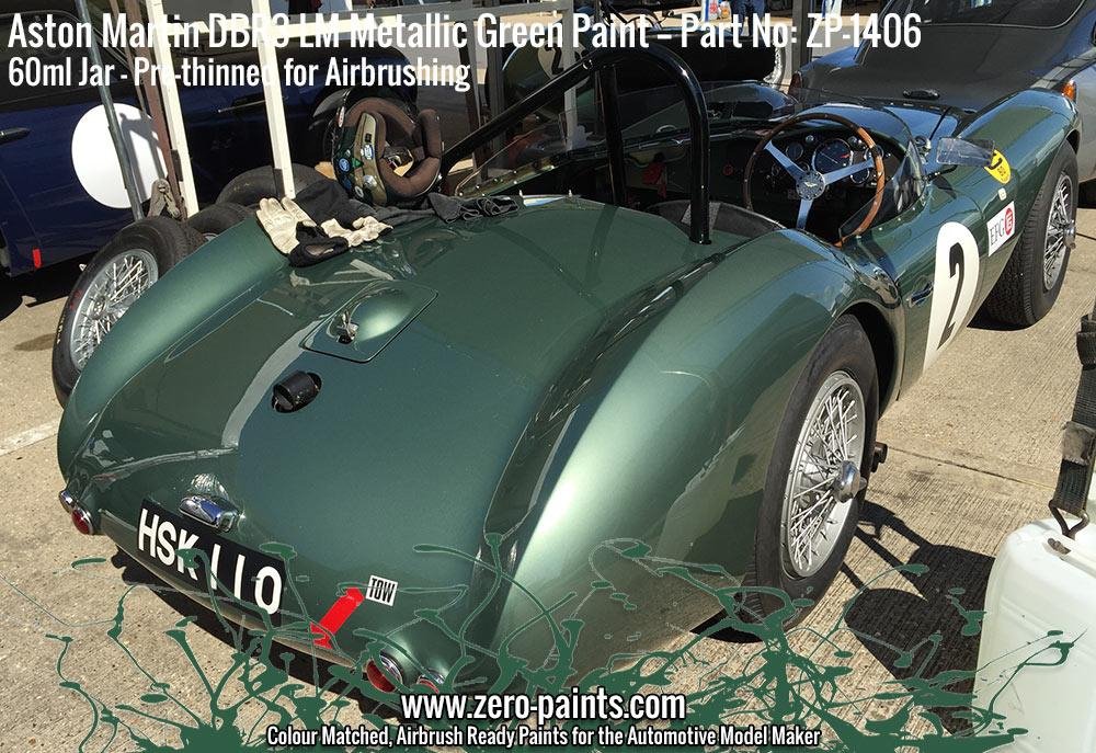 Zero Paints ZP-1406 - Aston Martin DBR3S LM Metallic Green Paint 60ml – image 5