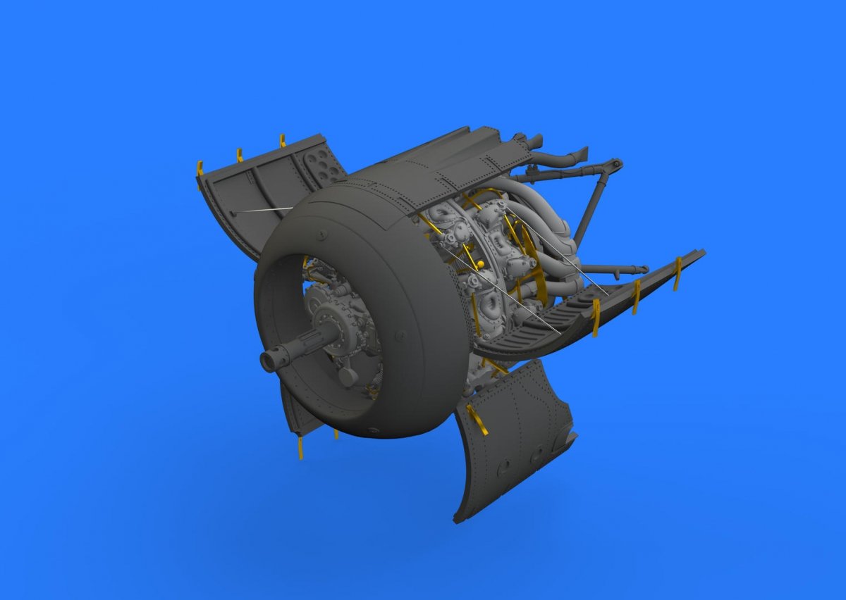 Moteur Eduard 648391 Fw 190A-5 EDUARD 1/48 