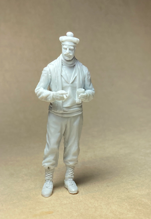 Copper State Models F35-038 French marine armored car crewman and a morning coffee 1/35 – Bild 2