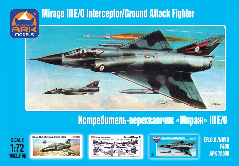 Ark Models 72030 Dassault Mirage IIIE French interceptor fighter 1/72