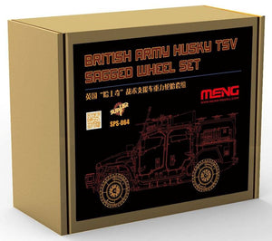 Meng Model SPS-064 British Army Husky TSV Sagged Wheel Set 1/35 – obrázek 2