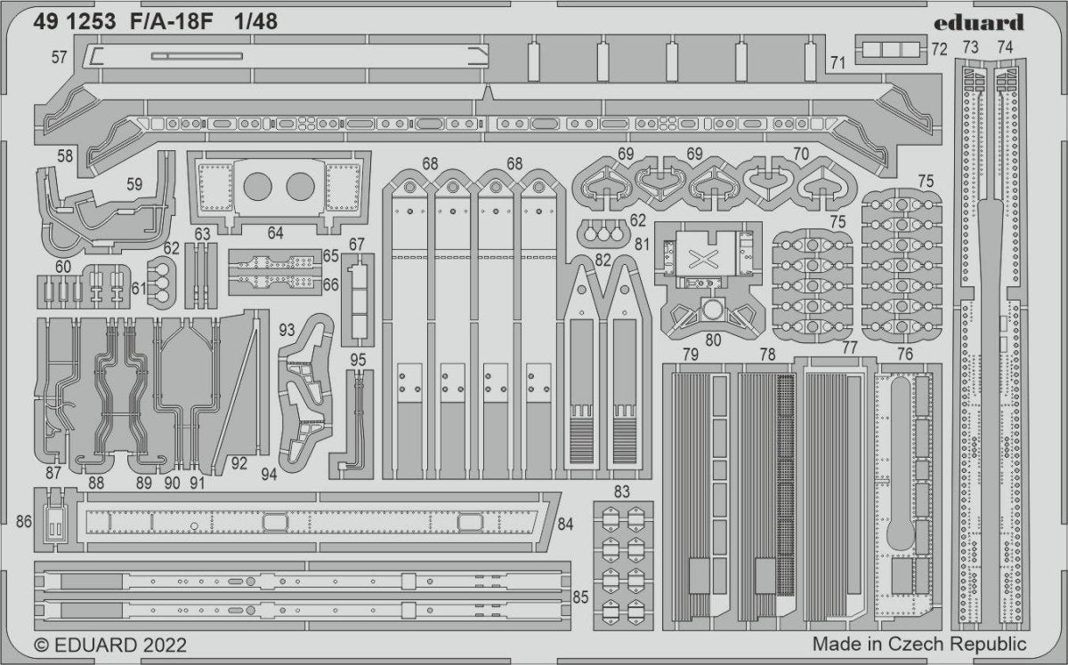 Eduard 491253 F/ A-18F MENG 1/48 – obrázek 2