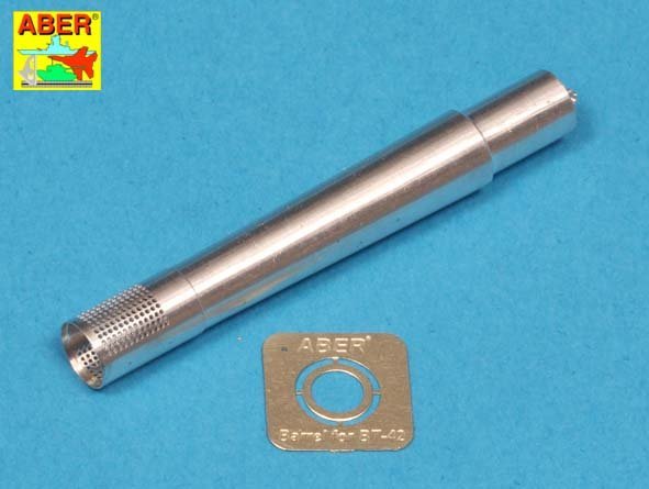 Aber 35L-119 114mm H/18 Howitzer barrel for Finnish Army BT-42 Assault Gun Tamiya 1/35