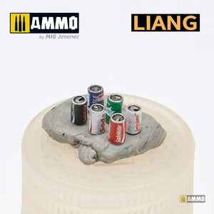 Liang 0411 3D-Print Model Soda Cans + Cardboard Boxes 1960s-1990s 1/35 – image 6