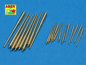Aber 350L-45 Set of barrels 203mm x 8; 105mm x 12 for Prinz Eugen class crusies 1/350