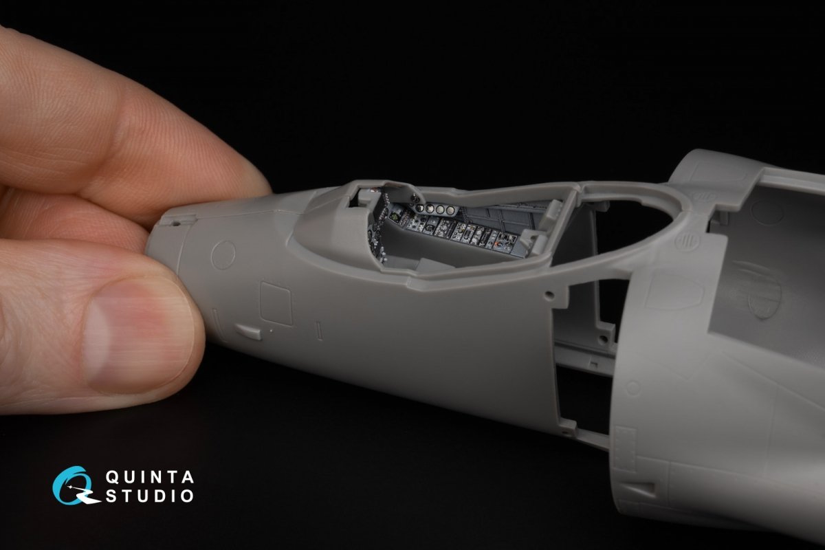 Quinta Studio QD48343 Sea Harrier FRS.1 3D-Printed &amp;amp; colored Interior on decal paper (Kinetic) 1/48 – Bild 10