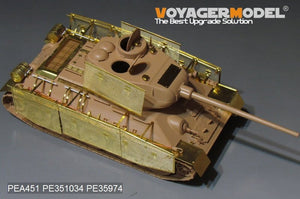 Voyager Model PEA451 WWII Russian T-34/85 &amp;quot;Thoma shields&amp;quot; wire mesh schürzen (GP) 1/35 – image 5