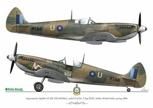 Exito ED48003 DECALS Sexy Spitfires - Supermarine Spitfire LF Mk Vb - VIII - IXe 1/48 – immagine 5