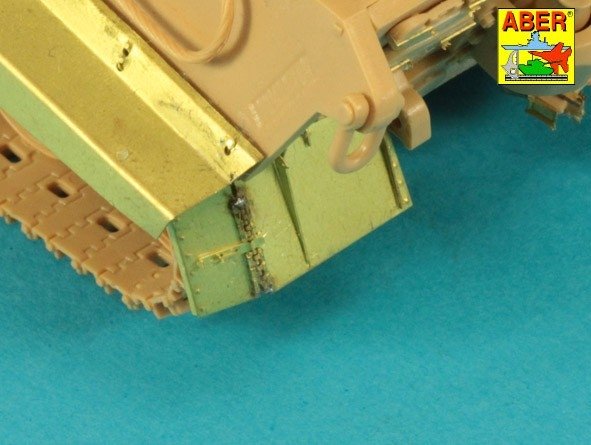 Aber 48053 Jagdtiger Sd.Kfz. 186 – Front &amp;amp; Rear Fenders 1/48 – image 3