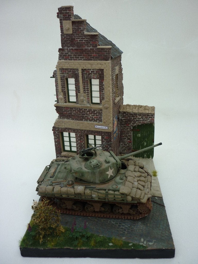 RT-Diorama 35202 Diorama-Base:Brick House Ruin 1/35 – imagen 8