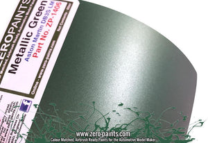 Zero Paints ZP-1406 - Aston Martin DBR3S LM Metallic Green Paint 60ml – image 3