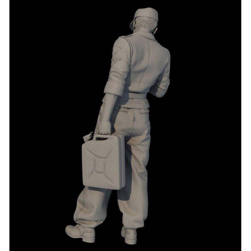 Panzer Art FI35-090 Waffen-SS tanker carrying fuel canister 1/35 – imagen 2