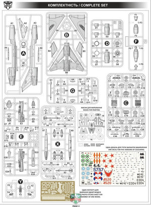Modelsvit 72042 MiG-21 F-13 Supersonic jet fighter 1/72 – zdjęcie 6
