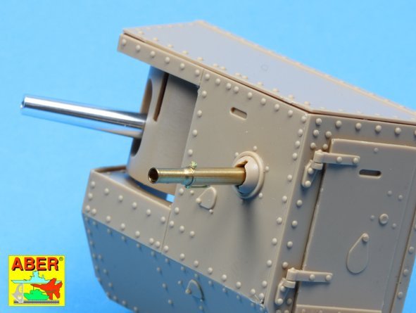 Aber 35L-155 Barrels for British WWI Tank Mark IV – Male 1/35 – Bild 3