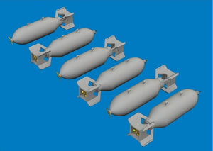 Eduard 672394 US 500lb bombs PRINT 1/72 – imagen 2