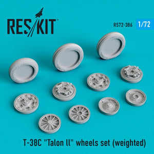 RESKIT RS72-0386 T-38C &amp;quot;TALON LL&amp;quot; WHEELS SET (WEIGHTED) 1/72