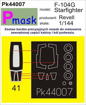 P-Mask PK44007 F-104 G STARFIGHTER (REVELL) 1/144