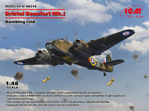 ICM 48314 Bristol Beaufort Mk.I. Bombing raid 1/48 – Bild 2