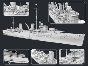 FlyHawk Model FH1109s HMS Penelope 1940 - Deluxe Edition 1/700 – Bild 2