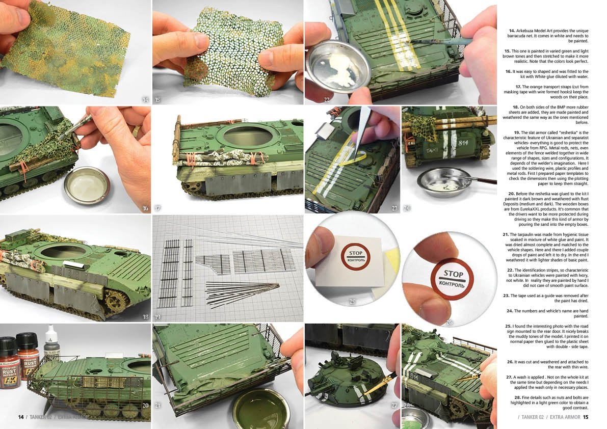 AK Interactive AK4812 TANKER 02: EXTRA ARMOR (English) – obrázek 2