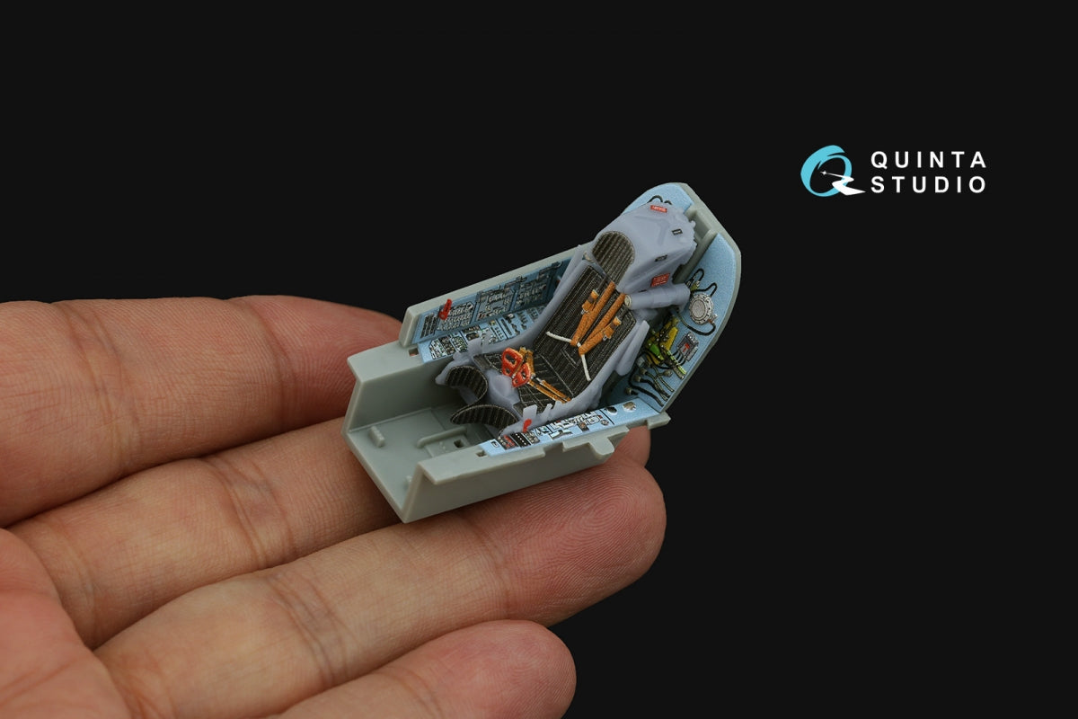 Quinta Studio QD+48480 Su-17M4/Su-22M4 3D-Printed &amp;amp; colored Interior on decal paper (Hobby Boss) (with 3D-printed resin parts) 1/48 – image 9