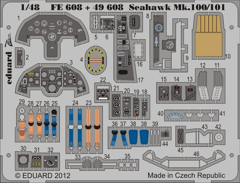 Eduard FE608 Seahawk Mk.100/101 SA 1/48 Trumpeter