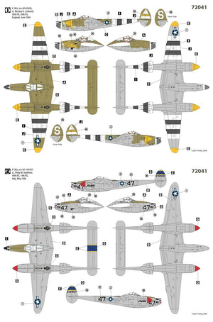 Hobby 2000 72041 P-38J Lightning - Europe 1944 1/72 – zdjęcie 3