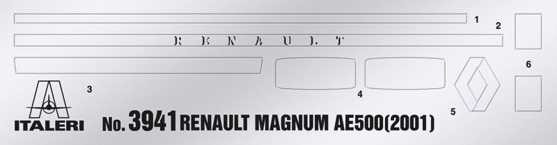 Italeri 3941 RENAULT AE500 MAGNUM - 2001 1/24 – image 3