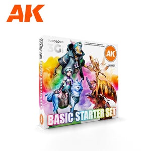 AK Interactive AK11775 BASIC STARTER SET – 14 COLORS SELECTED BY JOSEDAVINCI