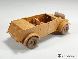 ET Model P35-139 WWII German Kübelwagen Type82 Sagged wheels Balloon tire For TAMIYA Kit 1/35 – Bild 10