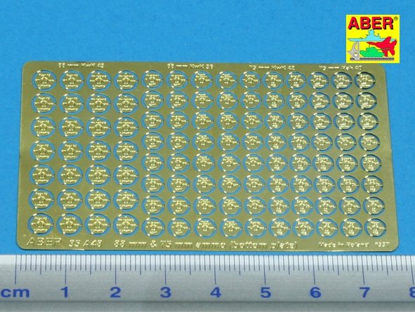 Aber 35A048 Bottoms for 88 and 75 mm (German) projectile cases (1/35) – immagine 2
