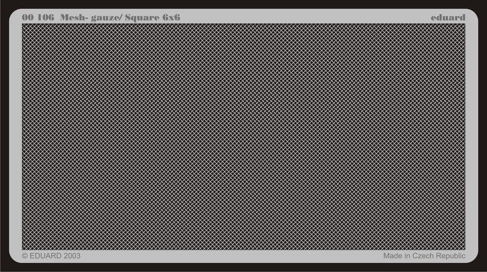 Eduard 00106 Mesh - gauze/Square 6x6