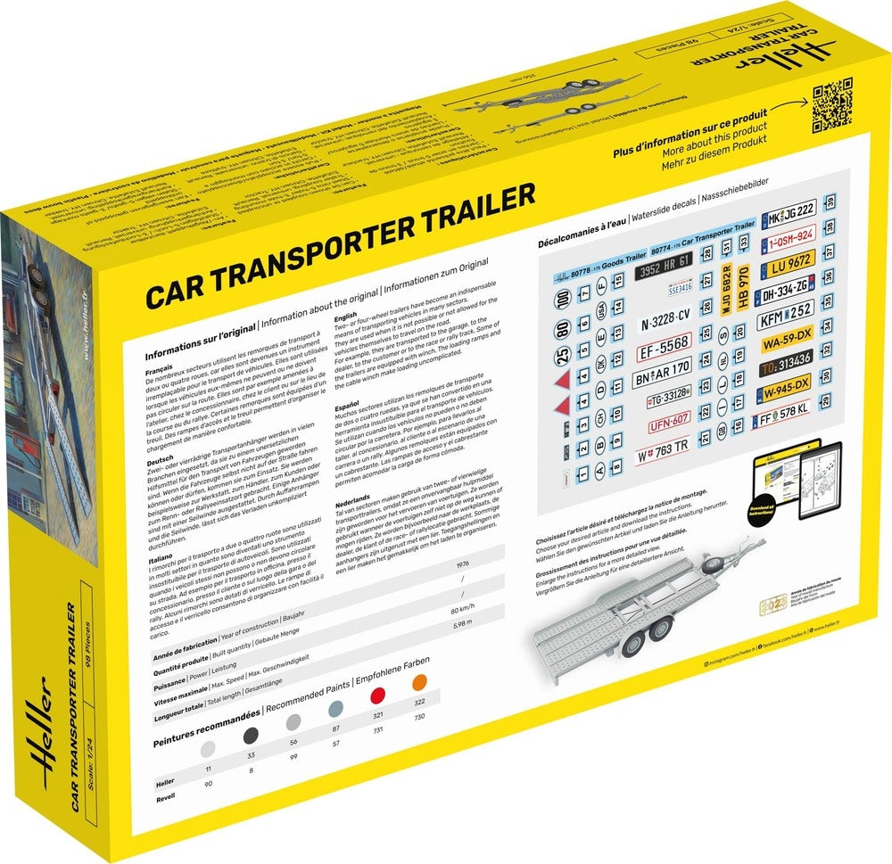 Heller 56774 Car Transport Trailer - Starter Kit 1/24 – image 4