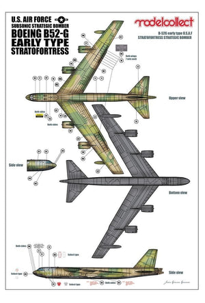 Modelcollect UA72210 B-52G Early Type 1967-1972 in Linebacker II Vietnam war 1/72 – image 8