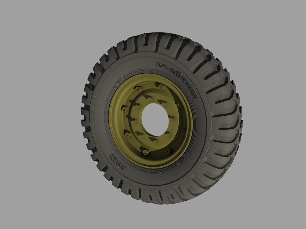 Panzer Art RE35-262 Bedford QLC road wheels (AVON) 1/35 – image 3