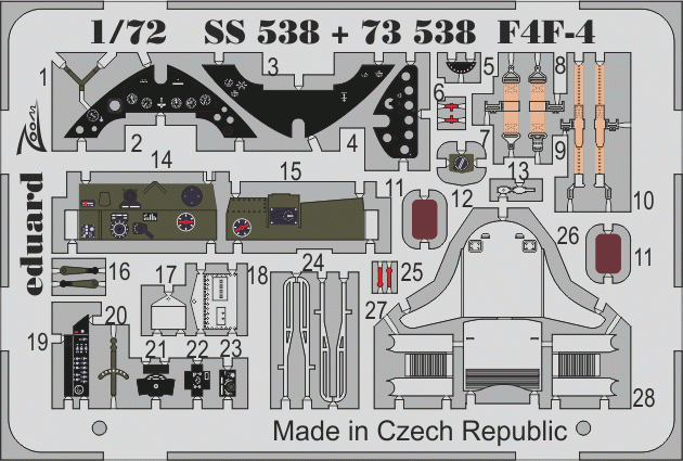 Eduard SS538 F4F-4 1/72 AIRFIX